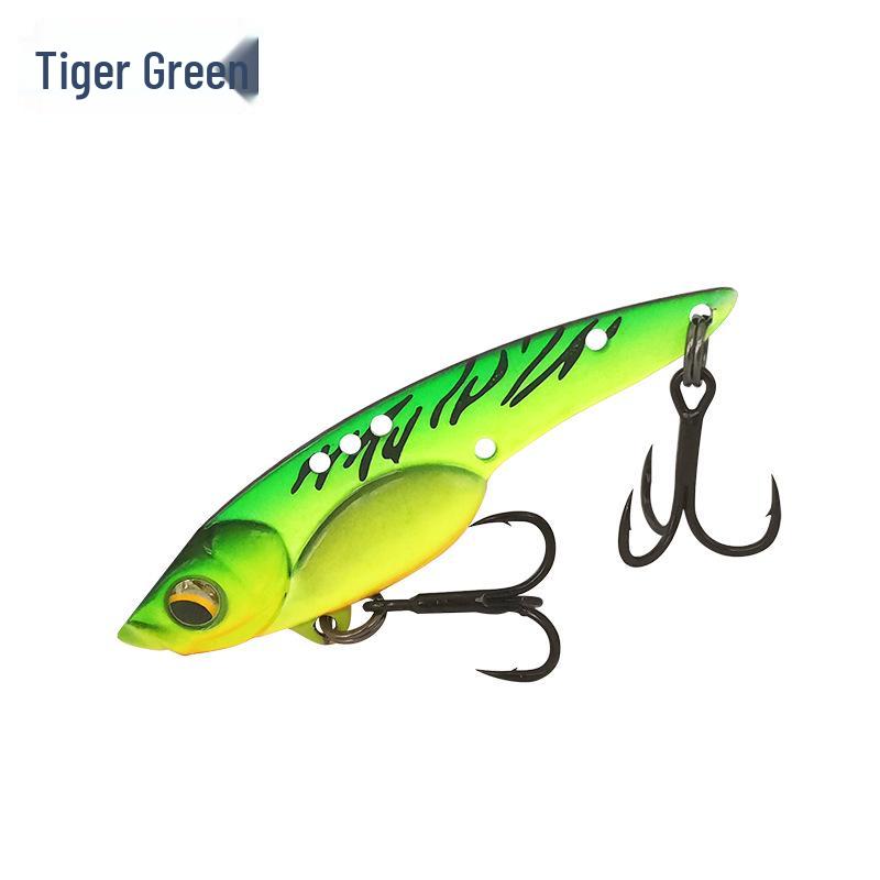 Universal Long-Cast Lead-Filled Copper Vib Lure for Freshwater and Saltwater 5g reinforced hook