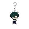 8Pcs Blues New Locked Character Hyouma Chigiri Sae Itoshi Ryusei Shidou Hugging Series Acrylic Keychain Toy New Bag Keyring 5cm