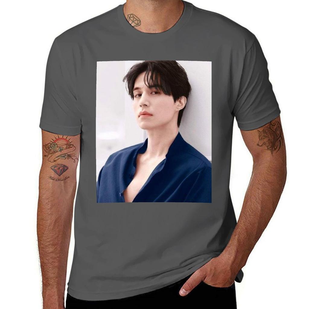Lee Dong Wook T-shirt T-shirts Voor Man Grafisch Vintage T-shirts Voor Man Katoen Grappig T-shirt Man Luxe T-shirt