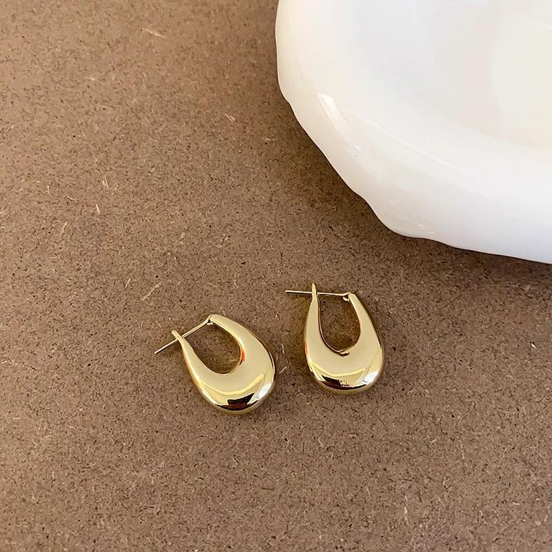 

Elegant Teardrop Pendant Hoop Earrings: A Versatile and Timeless High-End Fashion Statement