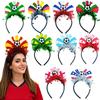 Pack Of 6pcs 2026 Soccer Event Flag Headbands For Fan With Elastic Design Creative Multiple Country Theme Headdress