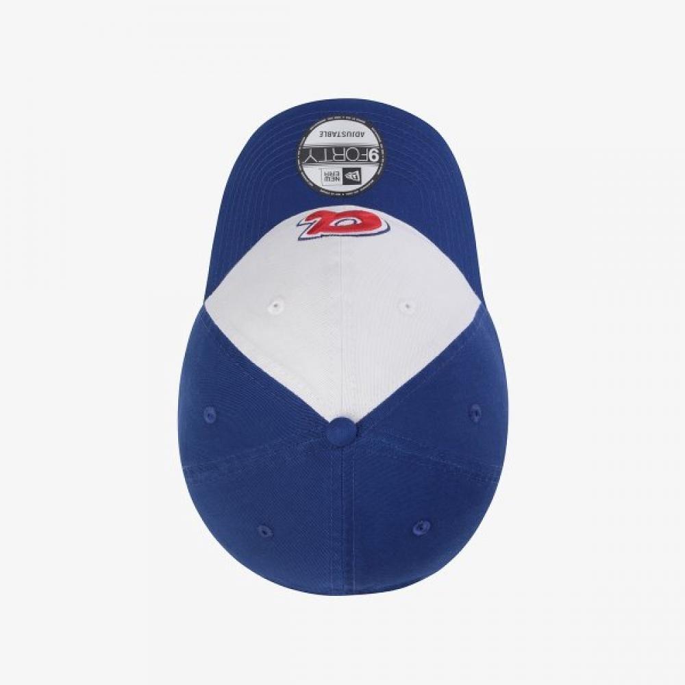 New Era Atlanta Braves Unstructured Ballcap Optic White   Light Royal 15131666