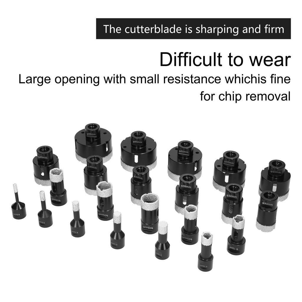 Vacuum Brazed Welding Drill Bit Marble Ceramic Tile Wall Brick Holes Drilling Accessory