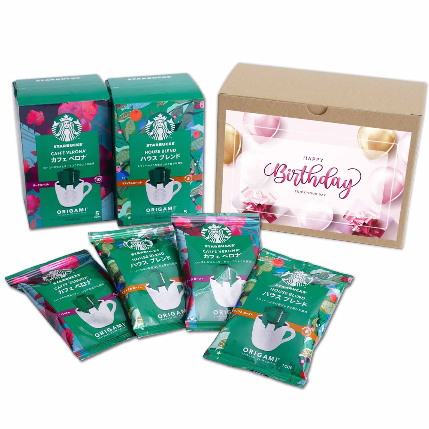 

Подарочный набор Starbucks Coffee на день рождения в коробке с капельной упаковкой