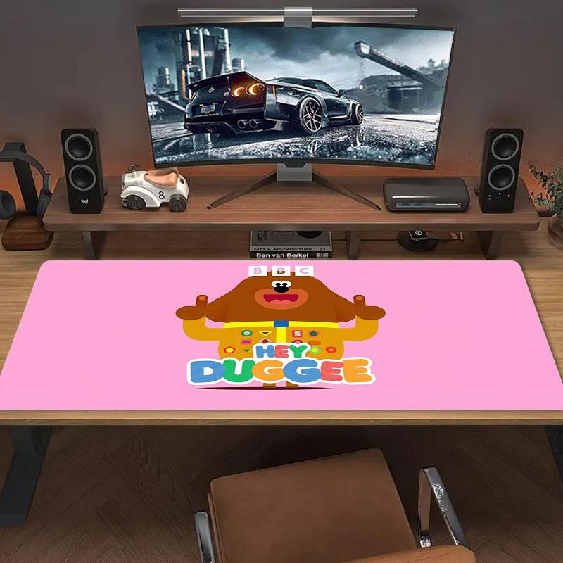 Hey Duggee Large Size Mouse Pad Large Gaming Table Cushion Non-slip Laptop Tablet Big Mousepad XXL Mat Mini PC Playmat With Lock edge