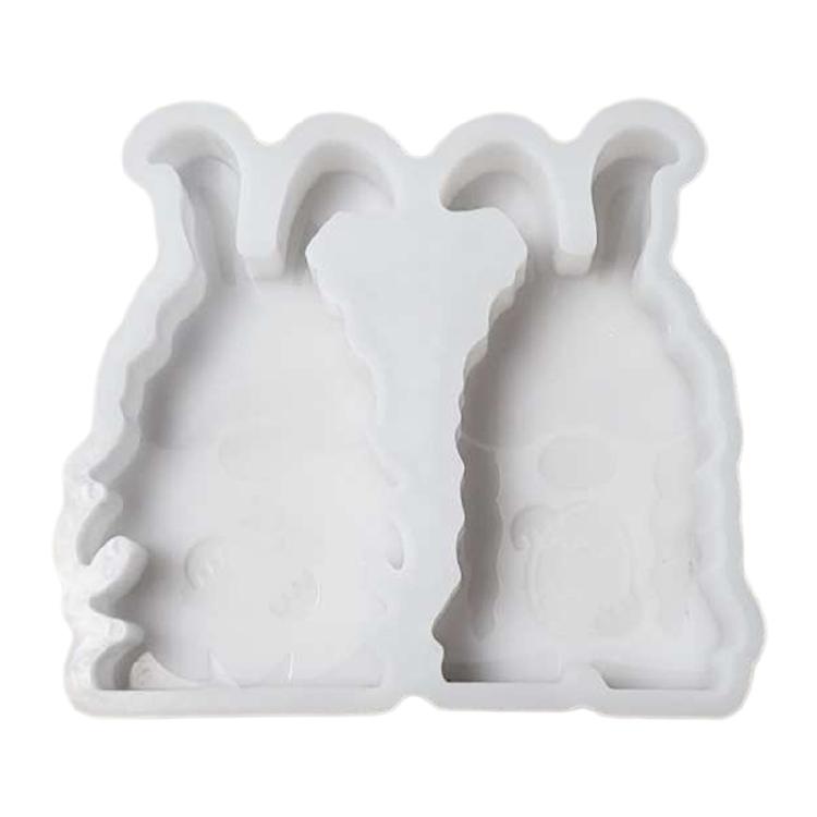

Rabbits Animal Figurine Silicone Candle Molds for Handmade Candle Soap Making Cement Gypsum Silicone Molds for Art Craft