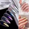 Aurora Pink Iridescent Heart Nail Jewelry Set (6 Colors)