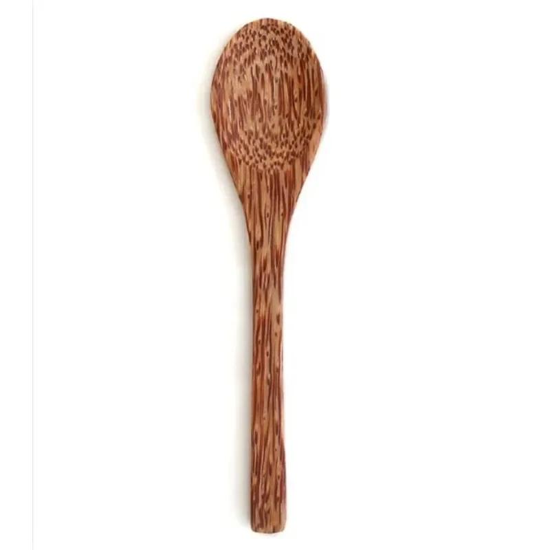 Natural Coconut Bowls Sets Reusable Coconut Bowls And Wooden Spoon For Dessert Yogurt Fruit Salad Smoothie Kitchen Tableware