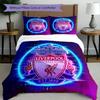Set copripiumino 3 pezzi (1*Copripiumino + 2*Federe, Senza Nucleo),Set Biancheria da Letto con Stampa Liverpool F.C, Decorazione Camera da Letto, Per Tutte le Stagioni, Regalo di Compleanno
