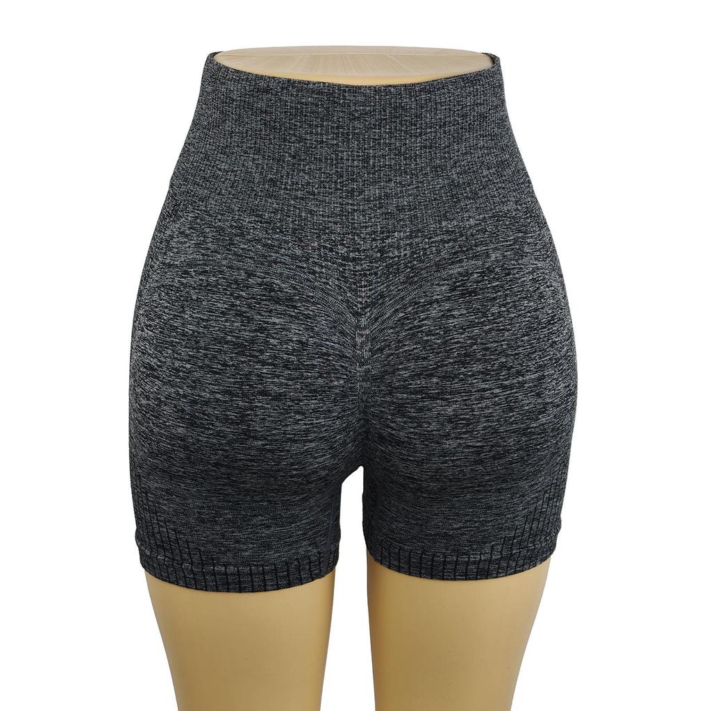 Cross-border High Waist Yoga Shorts - Tummy Control, Elastic, Seamless, Quick-dry, Peach Lift, Tight-fitting Fitness for Women