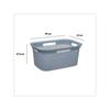 5five - corbeille à linge 45l "scandinave" gris