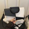 Premium Sense Nischentasche Spleißen Kontrastfarbe Handtasche Damen Nische Vielseitige Schulter Messenger Bag