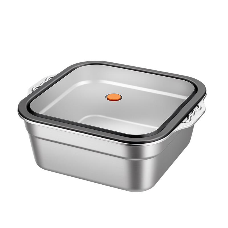 Double Ear Stainless Steel Kitchen Sink Draining Basket for Washing Vegetables & Fruits