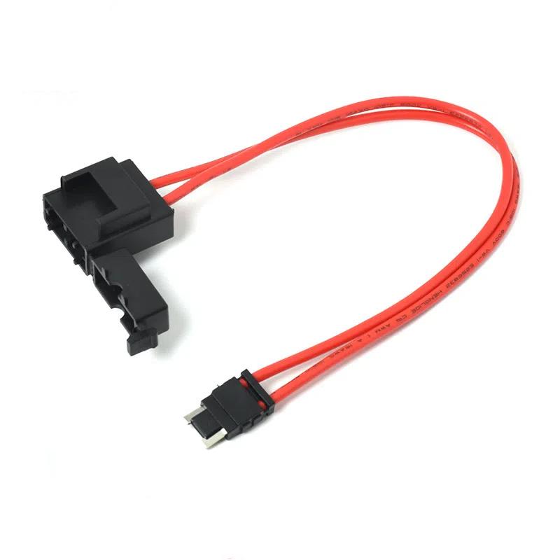 32V 25A 16Awg Automobile Fuse Holder Extension Wire Current Collector Harness Fuse Adapter For Electronic Device