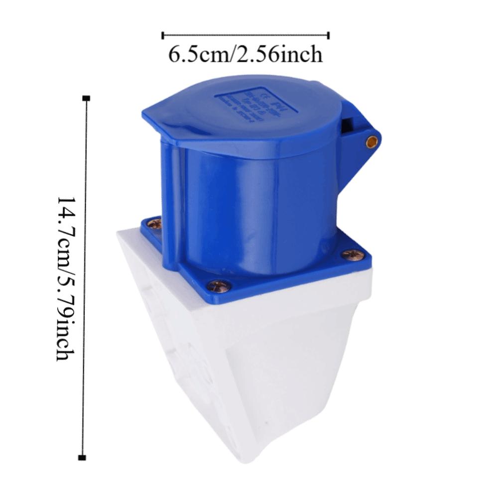 3 Cores 3‑Pin Industrial Socket 220-250V Industrial,Power Socket  Chemical Industry