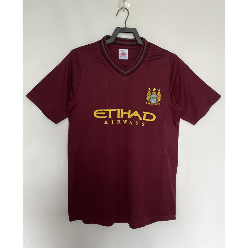 97-98 Manchester City retro drakt Nr. 17 Sun Jihai 16 Aguero 15 Harland 07-08 lang kortermet fotballtrøye