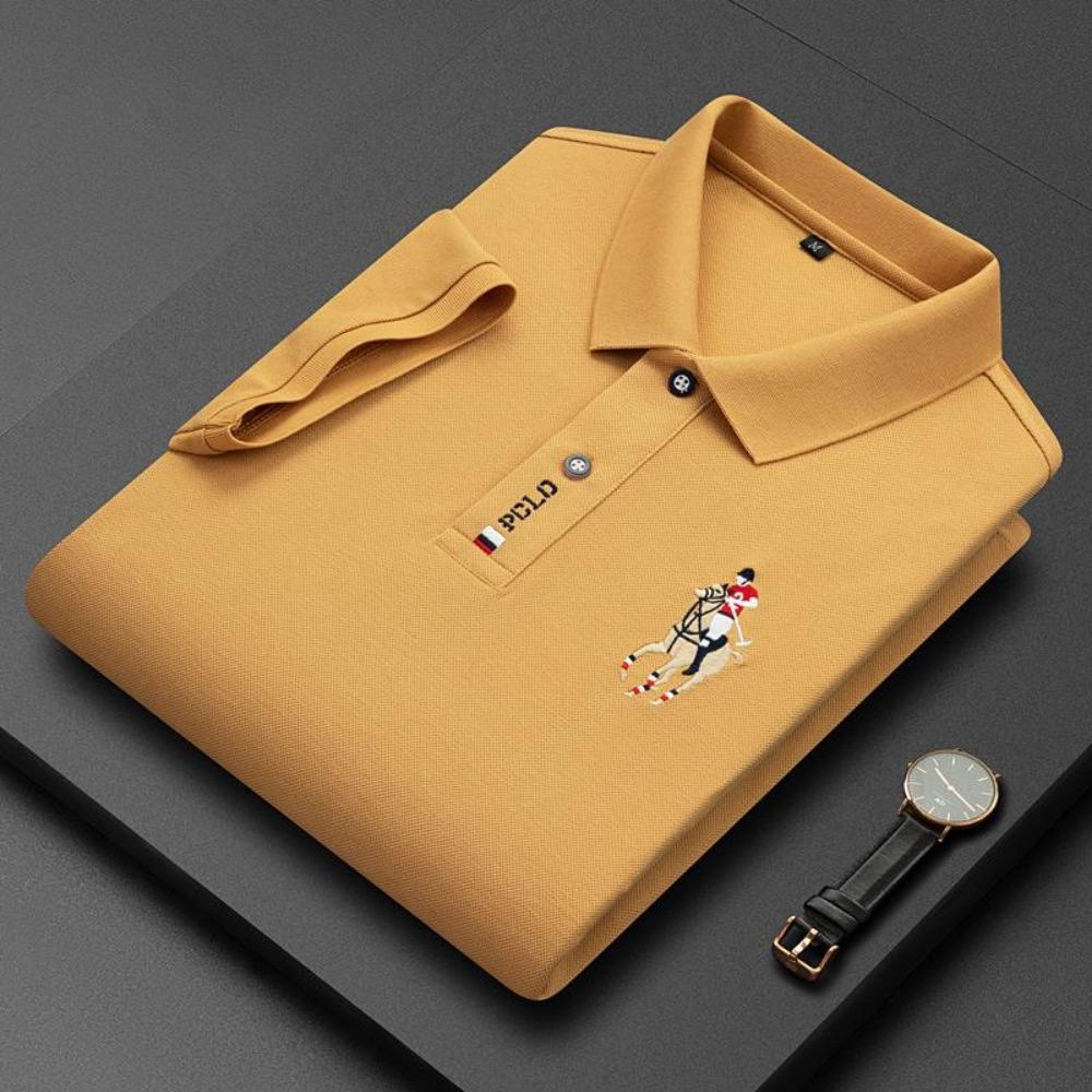 Men's Short-sleeved T-shirt Men's Polo Shirt  Embroidered T-shirt