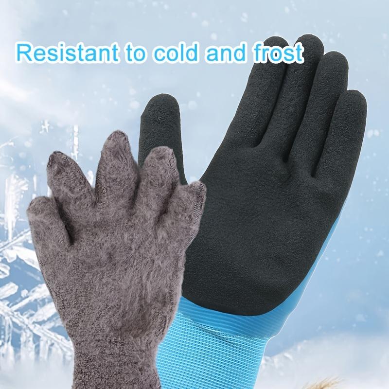Thickened Cold-Proof Winter Gloves For Both Men And Women - Anti-Low Temperature And Warmanti-Slip Grip Velcro Closuredurab