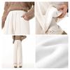 MJ STYLE Women's Herringbone Fleece-Lined Straight-Leg Pants