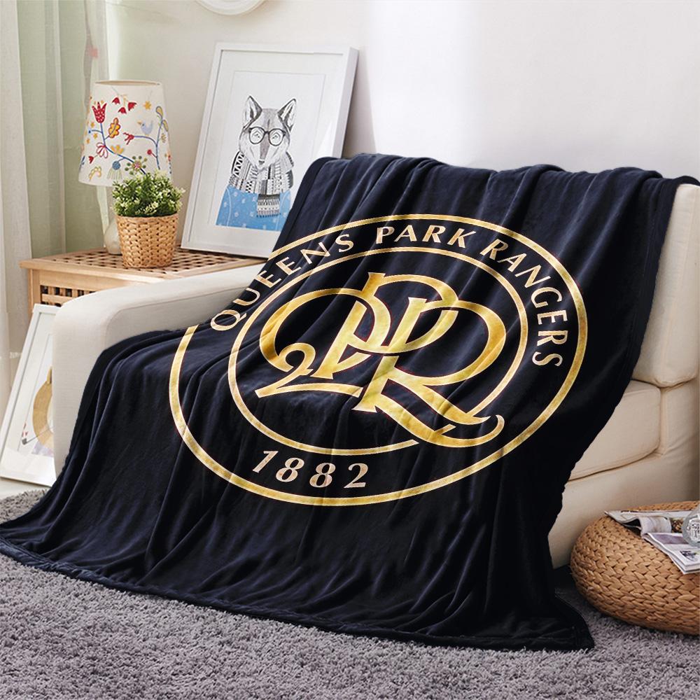 Queens Park Rangers Football Club Flannel Blanket, High Quality Comfortable for All Seasons, Home Decor, Warmth and Comfort
