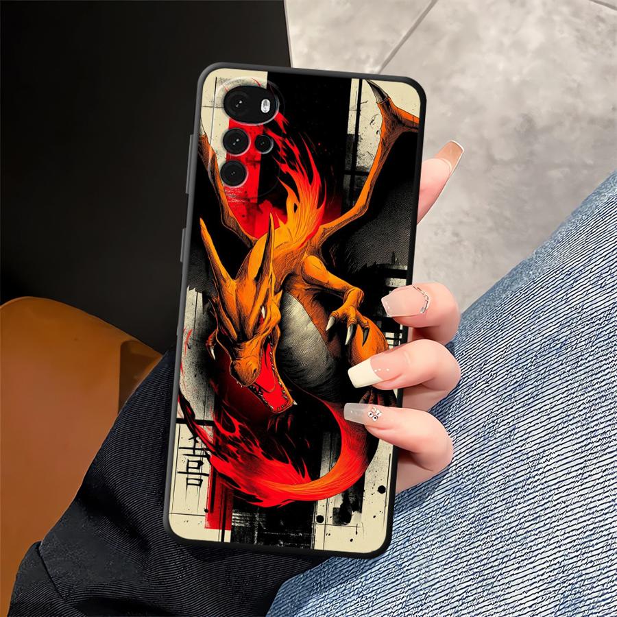 Hot Anime Pokemon Phone Cover Case for Motorola Moto G50 G53 G30 G52 G22 Edge40 G60s Edge 20 Pro 30 Lite G32 G71 G51 G73