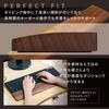 Melius Design Wooden Wrist Rest, Armrest, and Palm Rest for Keyboards, Solid Walnut, Premium Natural Wood with Non-Slip Surface (Large, 440mm Wide)
