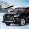 1/32 Lexus LX570 SUV Alloy Car Model Diecasts Metal Off-road Vehicles Car Model Sound and Light Simulation Kids Toys Gift