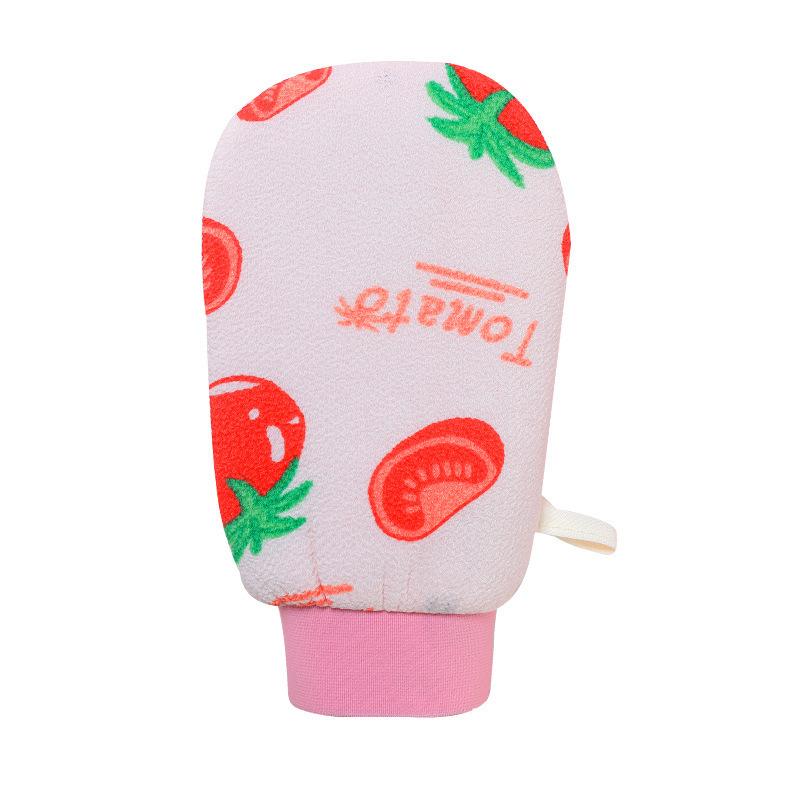 Doppelseitige Verdickte Erwachsenen-Druck-Peelinghandschuhe und Rückenpeeling-Waschlappen für das Baden zu Hause