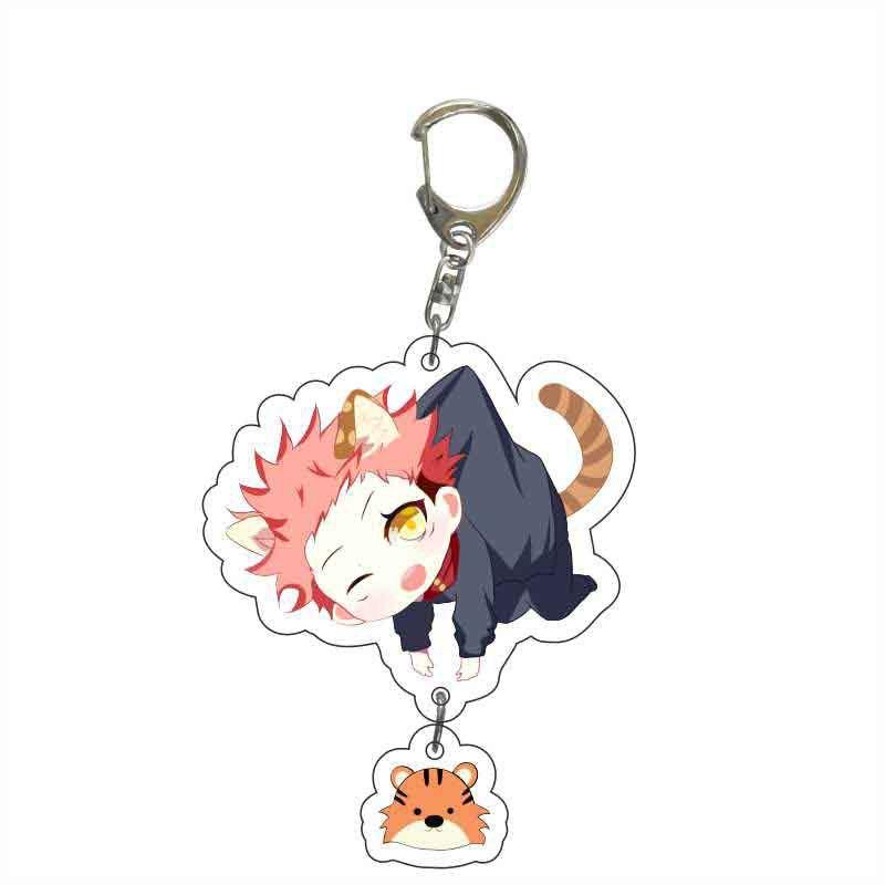 Jujutsu Kaisen Anime Keychain Satoru Gojo Yuji Itadori Megumi Fushiguro Nobara Kugisaki Backpack High Quality Gift Pendant Cosplay