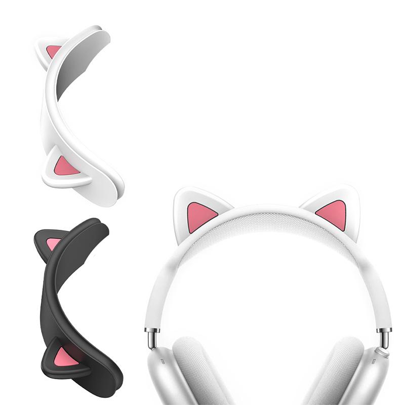 Cat Ears Silicone Headphone Headband Protectors For Apple Airpods Max Headphone