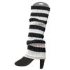 Striped Knitted Leg Cover Autumn and Winter JK Spicy Girl College Style Keep Warm Socks Cover Boot Cover Women's Stockings