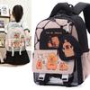 Childrens School Bag Cartoon Capybara Pattern Ergonomic Shoulder Kindergarten