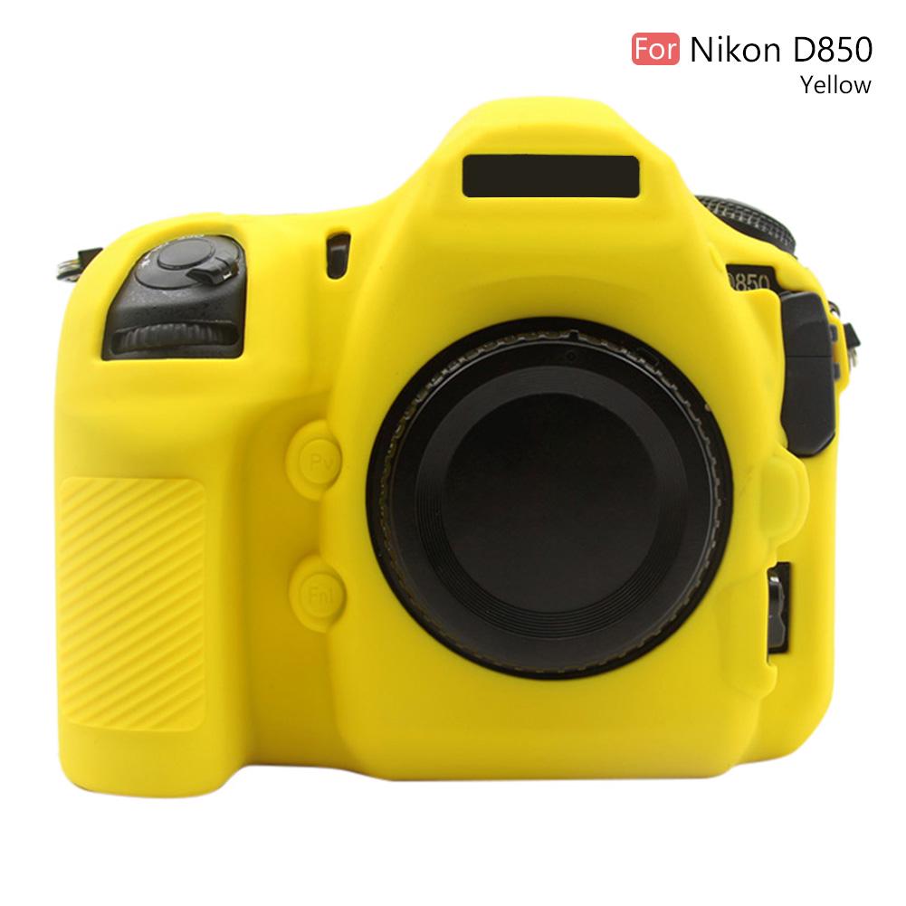 Color : Red Camouflage Protective Camera Case Soft Silicone Protective Case for Nikon D850