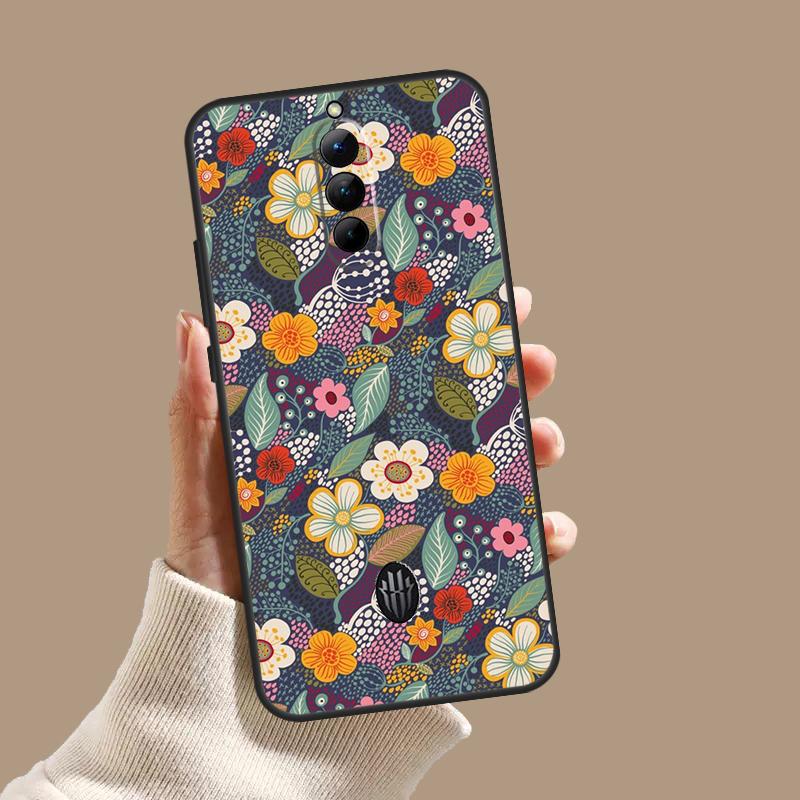 Floral Charm Secret Garden Case For ZTE Nubia Red Magic 10 10S 9S 8S 8 9 11 Pro Plus 6 7 6S 7S Pro 5G 6R 10 Air Cover