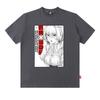 Trendy Brand Men'S Y2K Cartoon Printing T-Shirt Japanese Street Trend Large Version Loose Cotton T-Shirt Men And Women