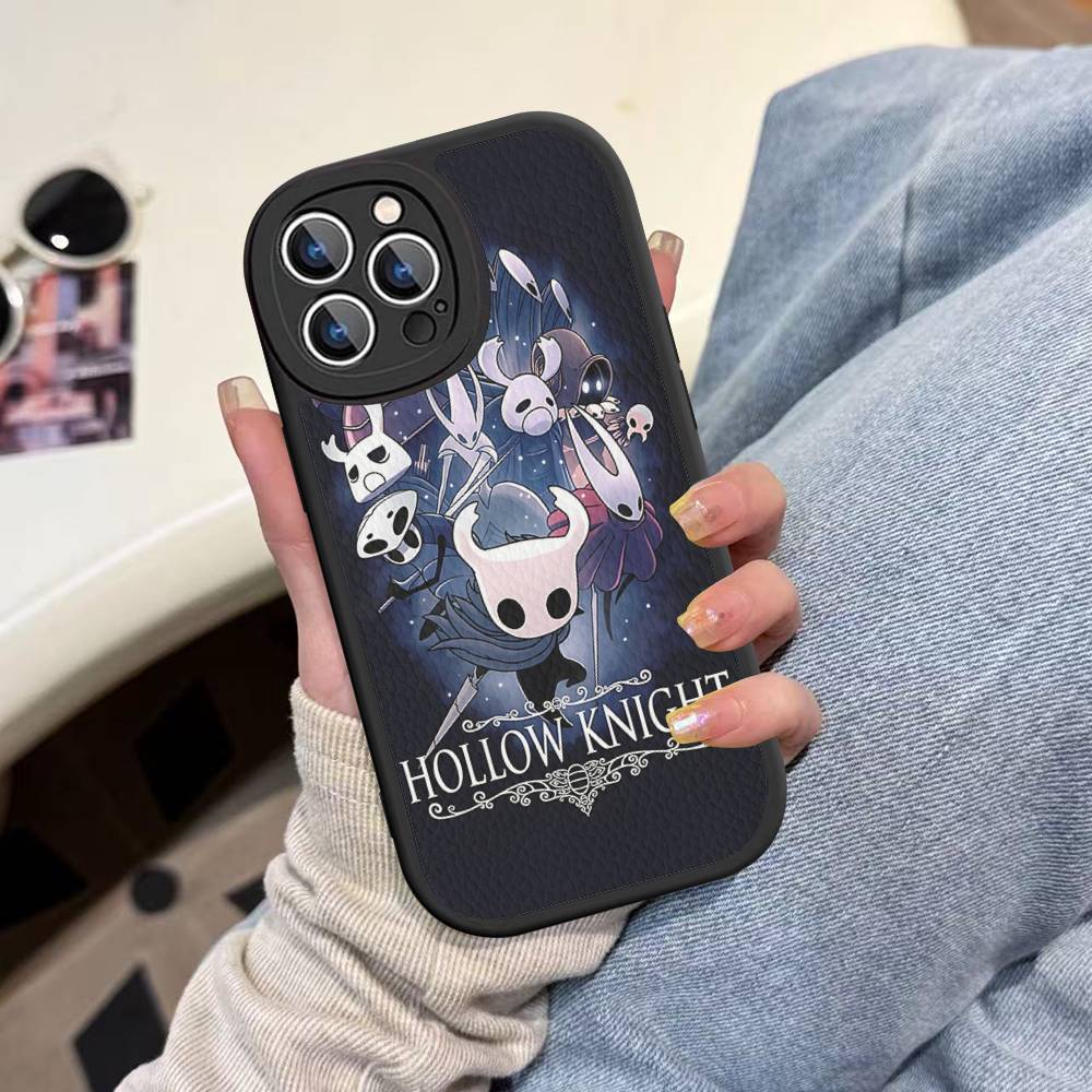 Hollow Knights Cartoon Phone Case Hard Leather For IPhone 14 13 16 Mini 15 14 11 12 Pro Max Plus Fundas