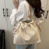 Bohemian Style Straw Woven Bag Bow Beach Shoulder Bag Trendy Grass Knitted Tote Bag  Girls