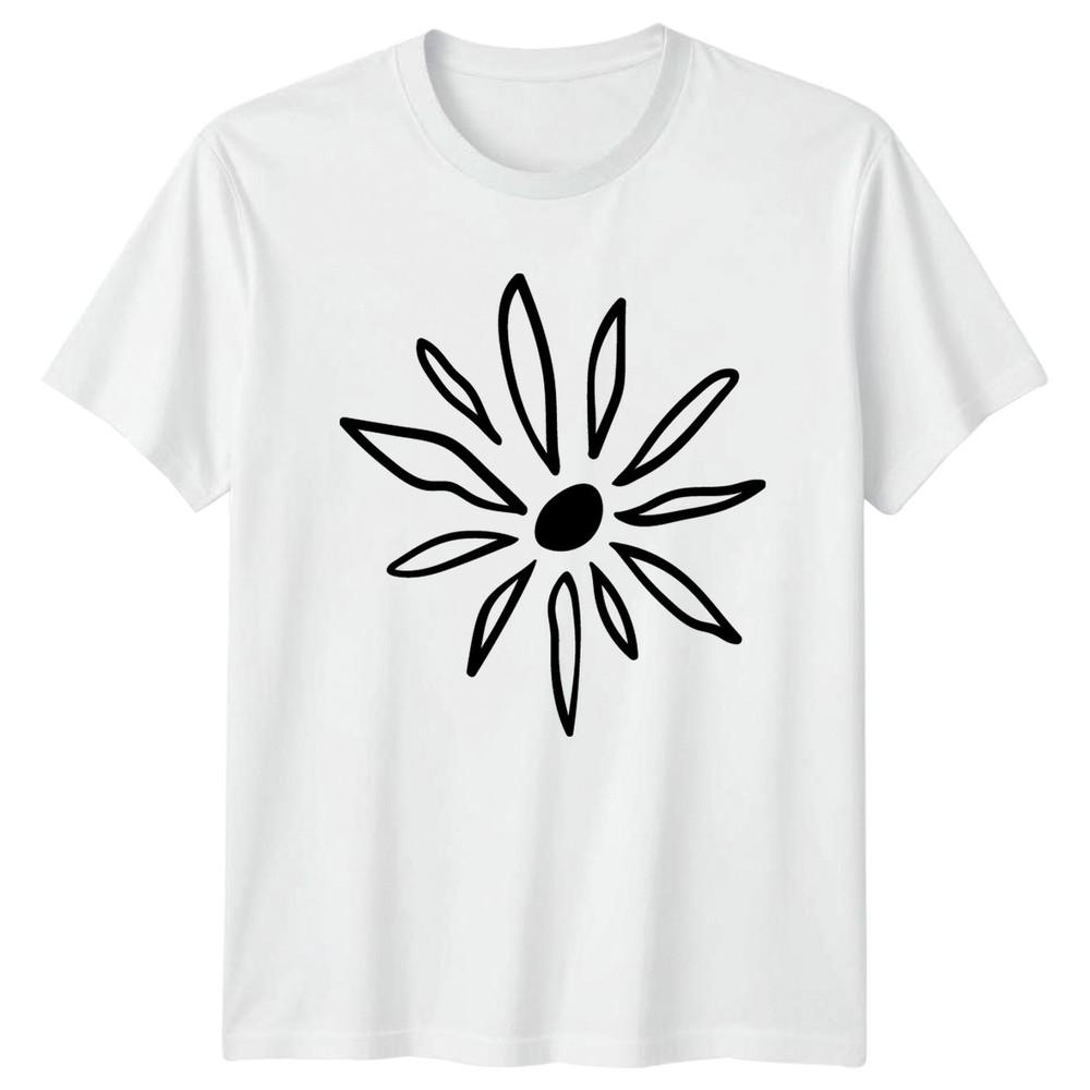 Be Your Own Sunshine TShirt Hand Drawn Flower Nature Art Birthday Gift S