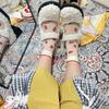 Cute College Style Japanese Lace Strawberry Lolita Socks Tube Socks Cartoon Women Hosiery
