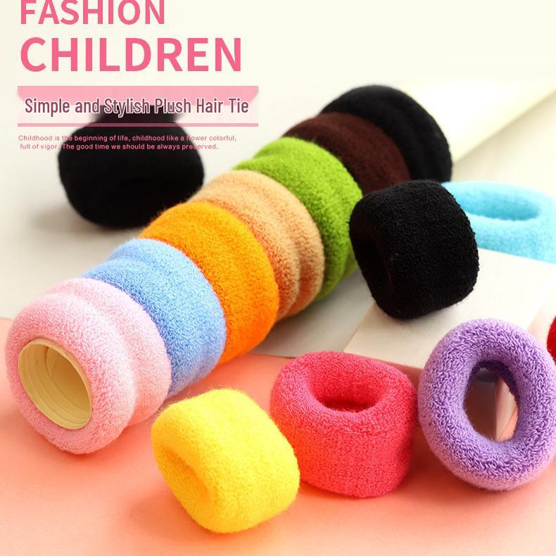 Thick High-Elasticity Seamless Scrunchies for Buns