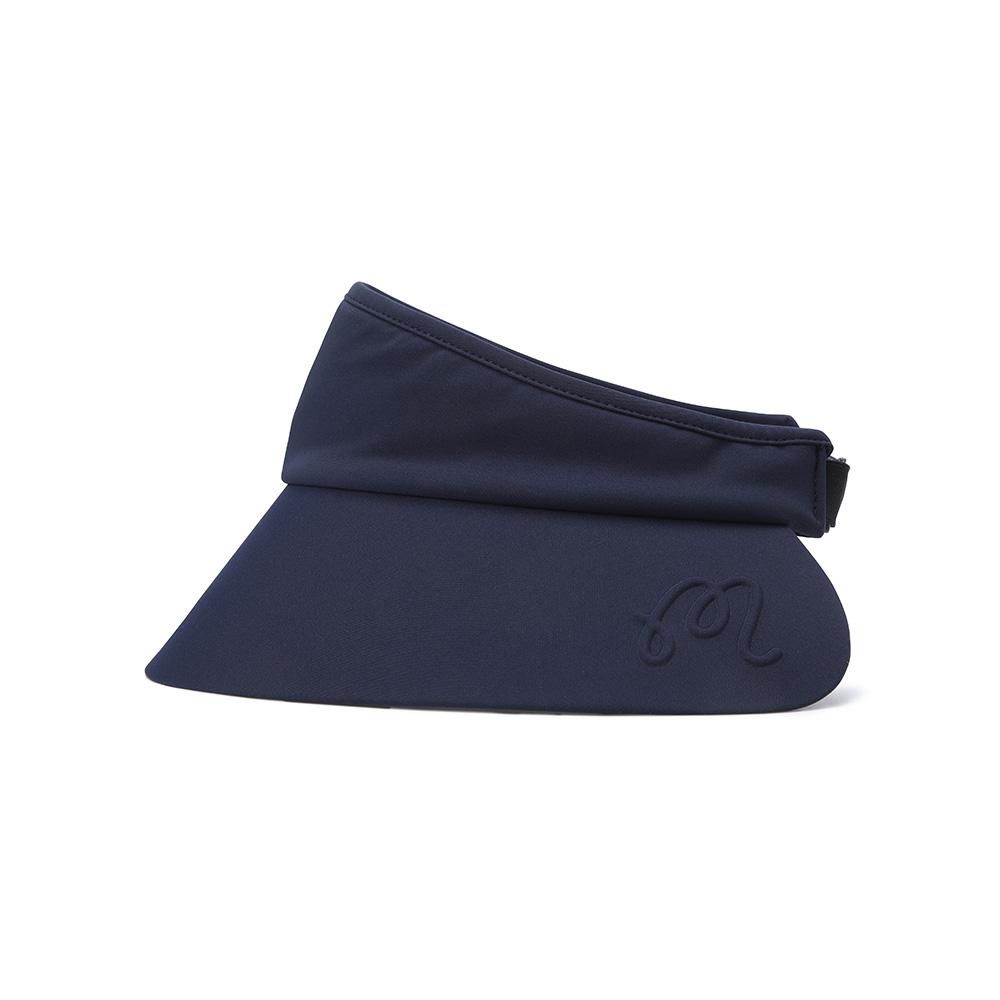 MALBON GOLF Malbon Wide-Brimmed Visor Navy (Woman)