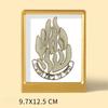 Hot Sale Hamsa Hand Blessing Frame Jewish Hebrew Home Decor Tabletop Metal Photo Frame