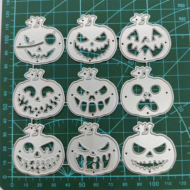 Halloween-Kürbisbrett, Metall-Stanzschablonen, DIY-Kartenherstellung, Papierbasteln, Scrapbooking, Fotoalbum, Prägung, Deko