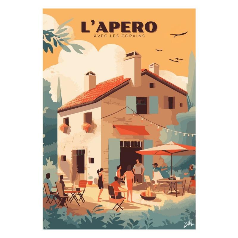 

Marseille Petanque Verdon Poster Posters and Prints Retro France Travel Canvas Painting Wall Art Picture for Living Room Decor 21cm×30cm NoFrame