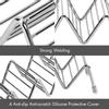 Taco Holder Set of 4, Premium Stainless Steel Taco Stand Rack for Kids Hard or Soft Shell Tacos