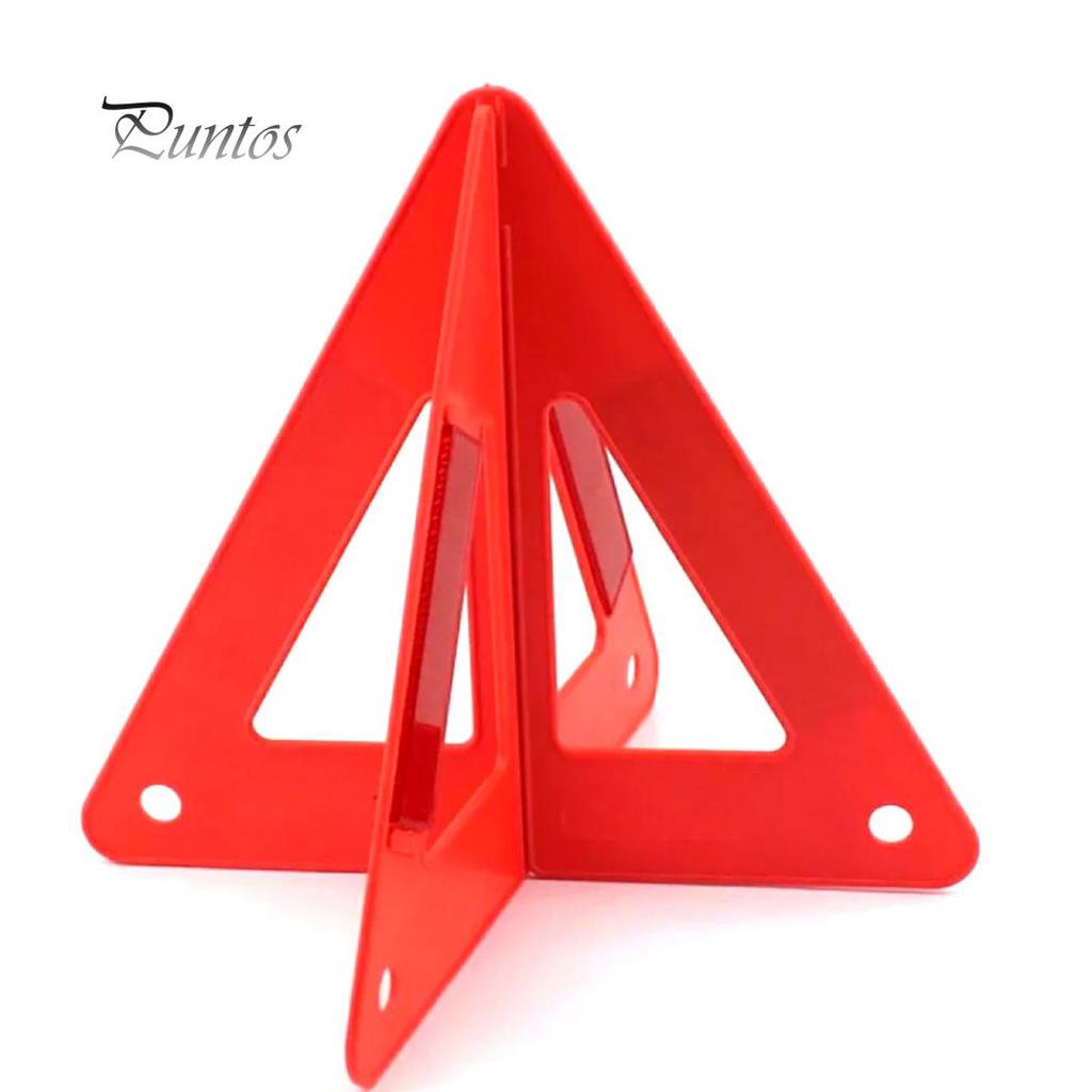 Reflective Warning Sign Foldable Triangle Car Hazard Breakdown EU Emergency CL