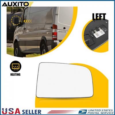 Driver Side Left Heated Mirror Glass For Mercedes-Benz Sprinter 2500 2010-2018
