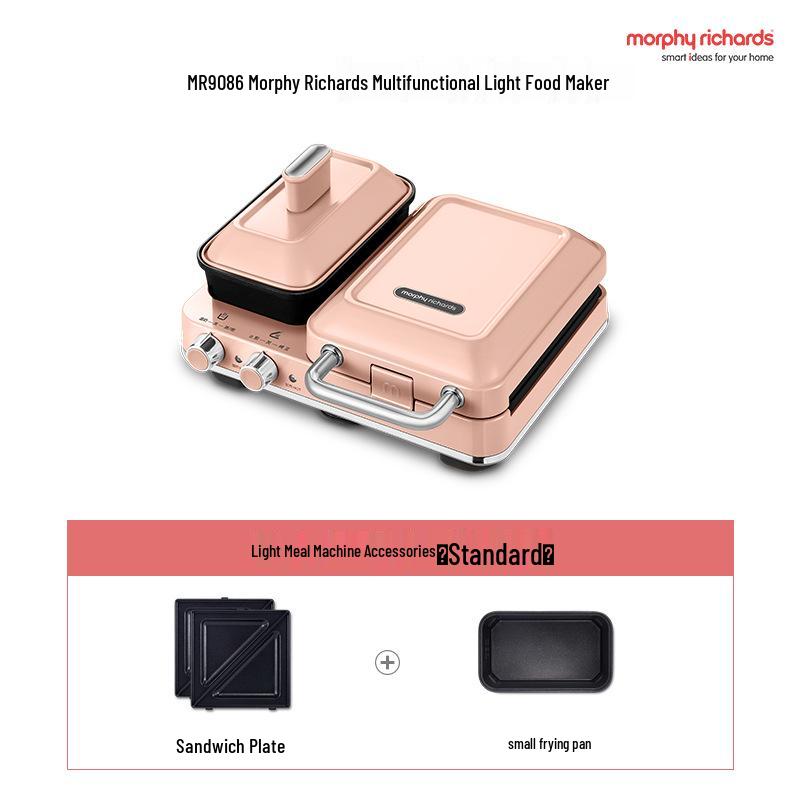 Morphy Richards MR9086 Multifunctional Breakfast & Sandwich Maker with Waffle Feature.