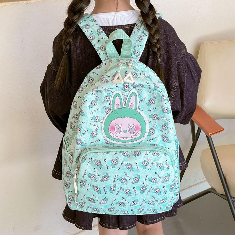 Kindergarten Student Schoolbag Cute Cartoon Foreign Style Printing Boys And Girls Backpack Large Capacity Children'S Backpack