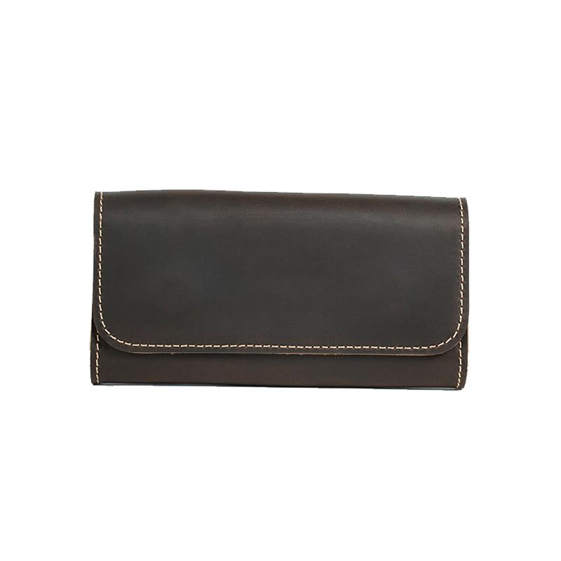 Sac banane authentique en cuir pour homme, Ceinture en cuir de vachette première couche, Petit sac portable d'extérieur, Sac pour téléphone iPhoneproMax